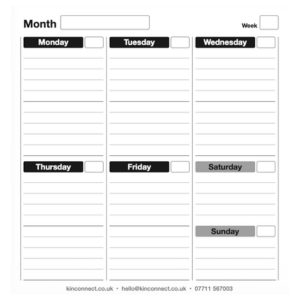 A Super Useful Weekly Planner