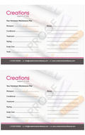 Personalise Homecare Recommendation Pad - Personalise to your salon