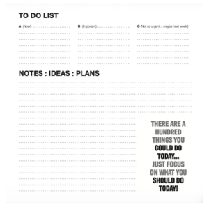 A Super Useful Weekly Planner